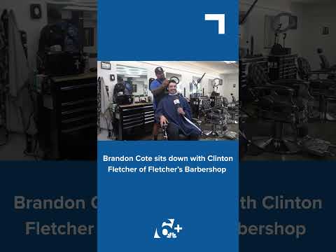 Brandon Cote Joins New Business Owner And Veteran Clint Fletcher In His Barbershop Chair