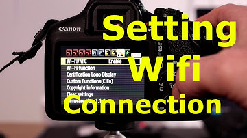 Canon T7: How to setup WiFi connection for Smartphones