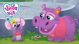 Pippen Loses Her Voice + MORE Cute @VidaTheVet Stories | Animal Cartoons for Kids   #Animals