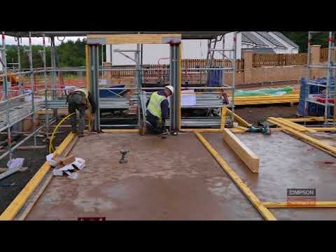 Installation of a Simpson Strong-Tie Steel Strong-Portal