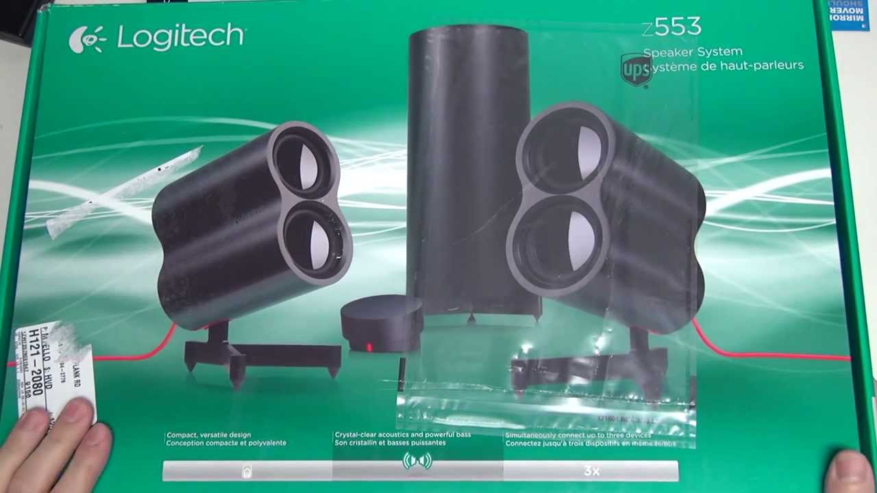 Logitech Z553 Speaker System Unboxing - YouTube