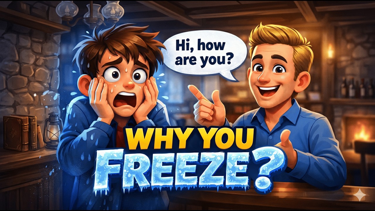 Why Your Brain Freezes When Someone Talks to You| English Podcast