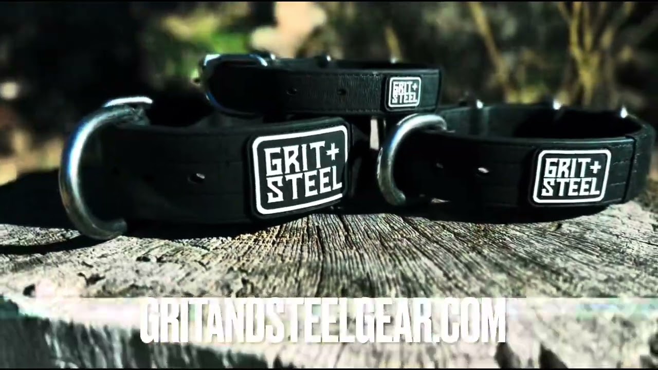 GritAndSteelGear.com makes the toughest collars & leads in the world! 🔥