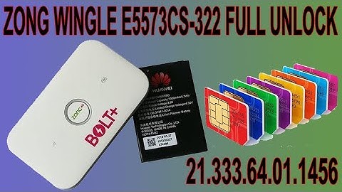 How To Unlock Zong E5573Cs-322 All Sim _ E5573cs-322 Unlock All SIM _ 21.333.64.01.1456 Unlock