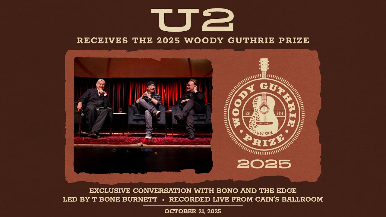 Bono and The Edge Release YouTube Performance From Woody Guthrie