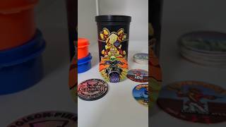 Poison Pirate Caps from 1995 🏴‍☠️ #pogs #caps #poisonpirate #tazos #90s #90skids #nostalgia #retro