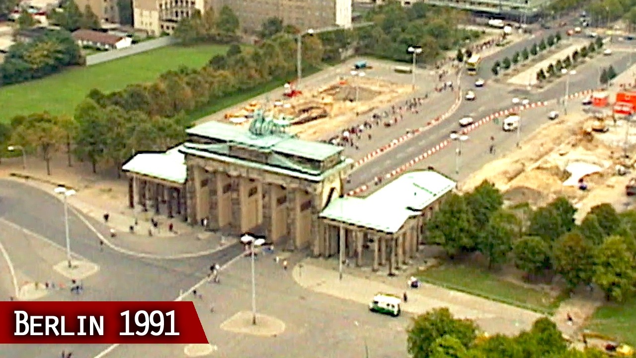 Berlin von oben: Beeindruckende Luftaufnahmen aus dem Jahre 1991