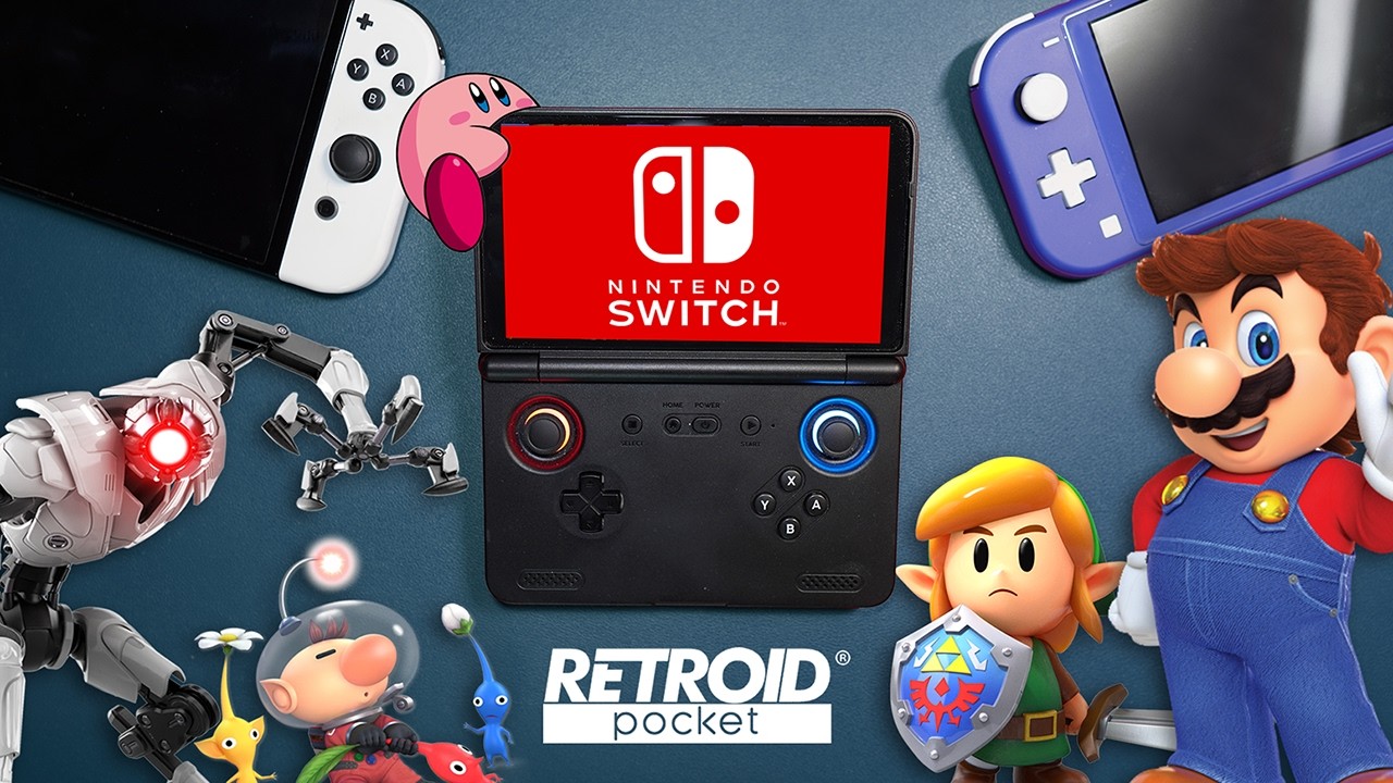 Nintendo SWITCH Emulation on Retroid Pocket FLIP 2 - 30+ games