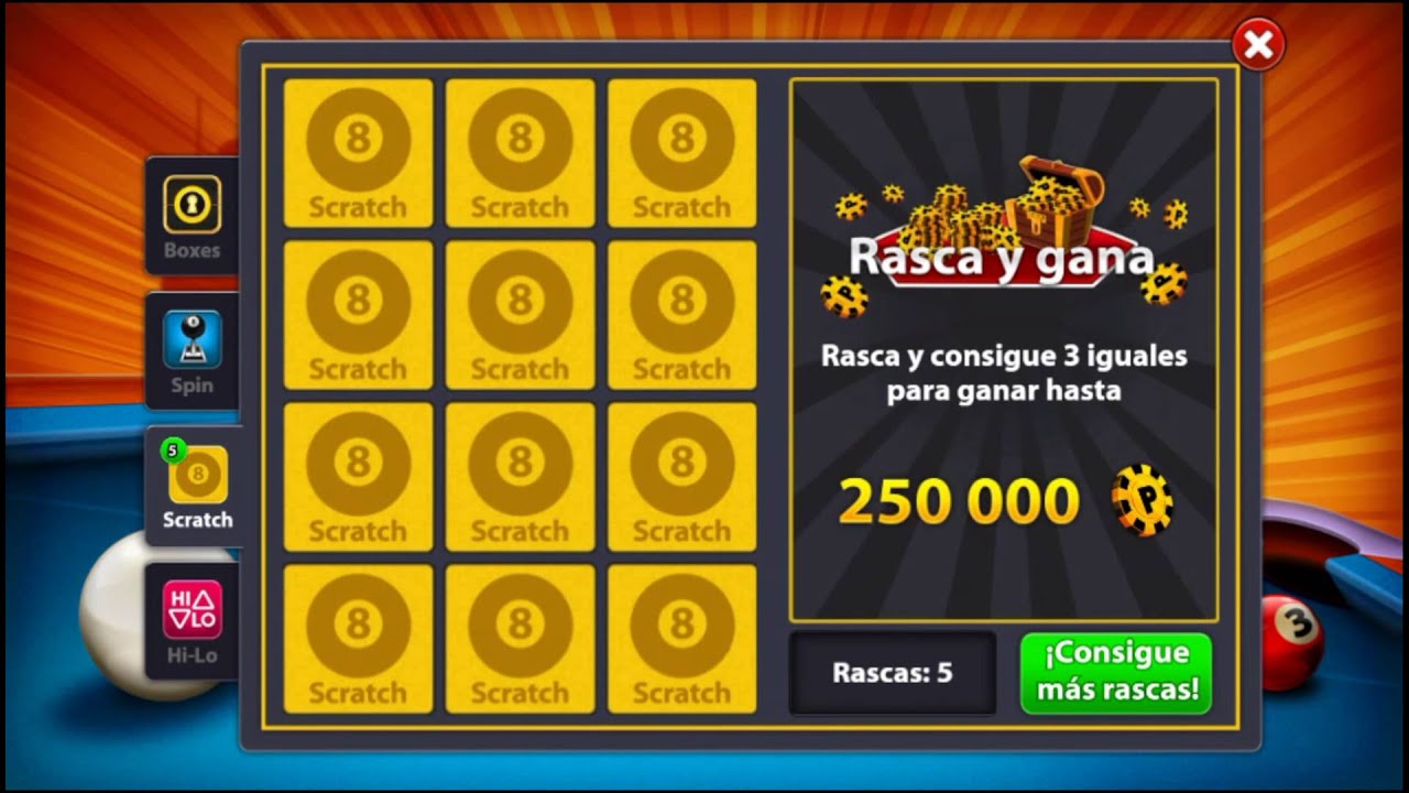 Los 5 rascas de 8 ball pool - YouTube