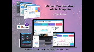 Minimo Pro Dashboard Template: 5 Fully-Designed Dashboards