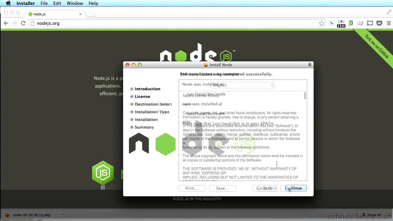 Creating Mobile Apps with HTML5 Tutorial Installing Node 