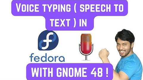Voice Typing in Fedora Linux | Speech to Text | Fedora 42 | Gnome 48 #fedora