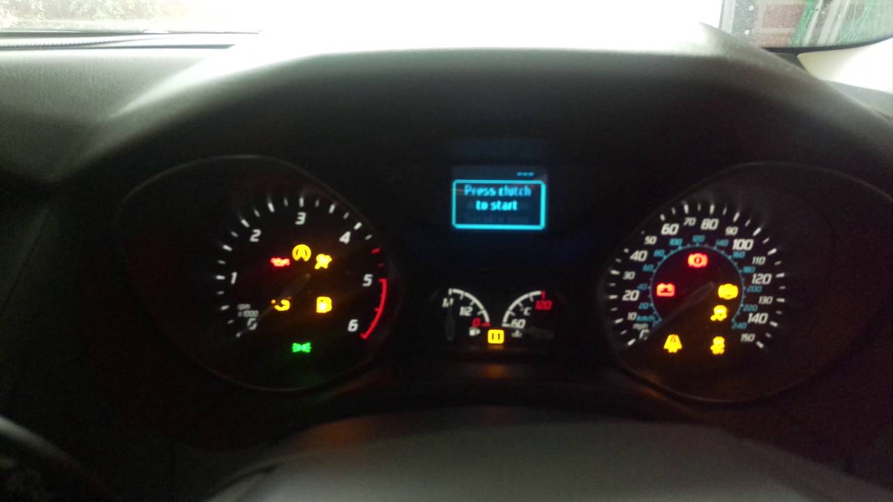 2014 Ford Escape Starting System Fault