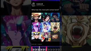 Who has the most plot armor here 🤔