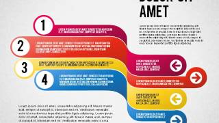 Stages Workflow Concept for PowerPoint by PoweredTemplate.com