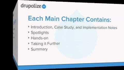 The Using Drupal Book and Video Series