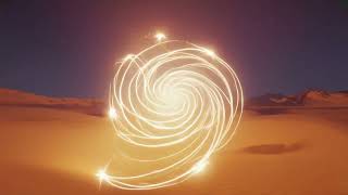 Spiral Awakening – Meditative Loop of Light, Dust, and Desert Silence 🌪️✨