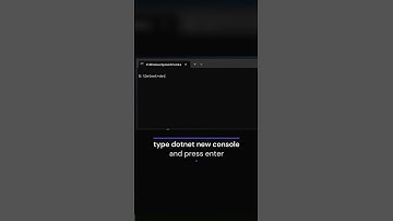 Create .NET Console Application using Command Line.