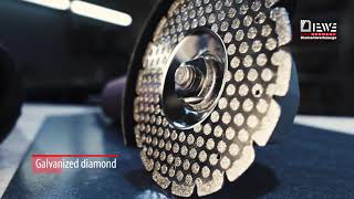 Diewe Multi Purpose Cuttinggrinding Disc Silver Double Action