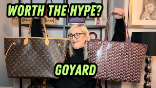 GOYARD ARTOIS VS LOUIS VUITTON NEVERFULL   IN DEPTH REVIEW AND COMPARISON.