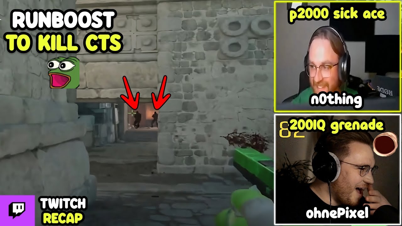 N0THING WITH INCREDIBLE P2000 ACE! SMOOYA AND KRASNAL RUNBOOST FOR THE WIN! | CS 2 TWITCH HIGHLIGHTS