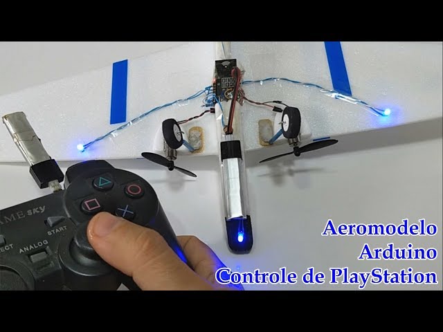 Aviao De Controle Remoto Feito De Isopor