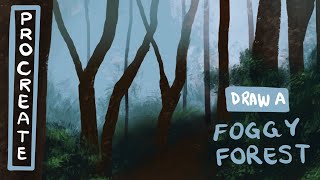 Foggy Forest - Procreate Quick Draw (no talking) screenshot 2
