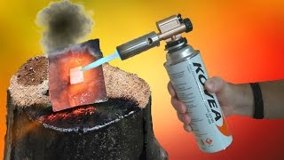 Amazing experiment: Cpu vs Fire. Gas torch vs CPU