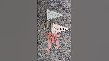 first day of school flags 🚩#backtoschool #firstdayofschool #backtoschool2025 #DIY #pennantflag