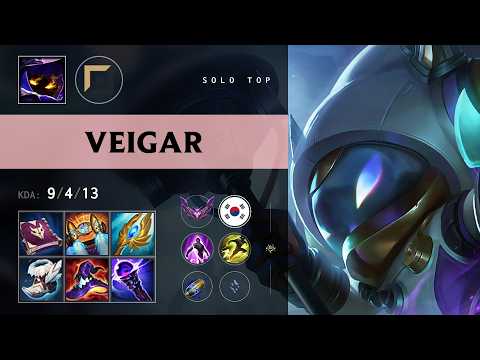 Veigar Top vs Sett - KR Master Patch 26.13