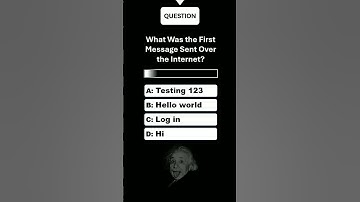 what is the first message sent over the internet? #englishquiz #mcqncert #inquizitive #quiz