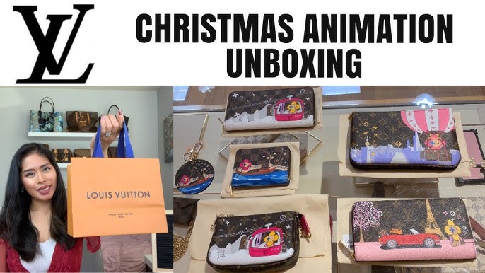 Louis Vuitton Unboxing, Vivienne Mini Pochette, Christmas Animation 2019