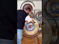 Grotta Sonora Harmonized set of 34"  Desert Rose Deep Gong and 19"  Purple Flower Hand Held Gong