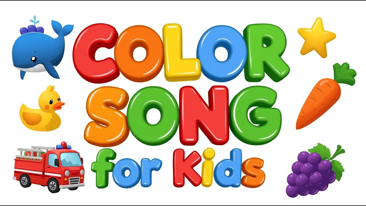 Color Song for Kids | Learn Colors with Fun Rhyme Preschool Learning ...