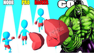 NOOB vs PRO vs HACKER vs GOD in Boxing Time!