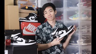 รีวิวรองเท้าสีมินิมอล Air Jordan 1 Mid Black and White [Sneakers Review]