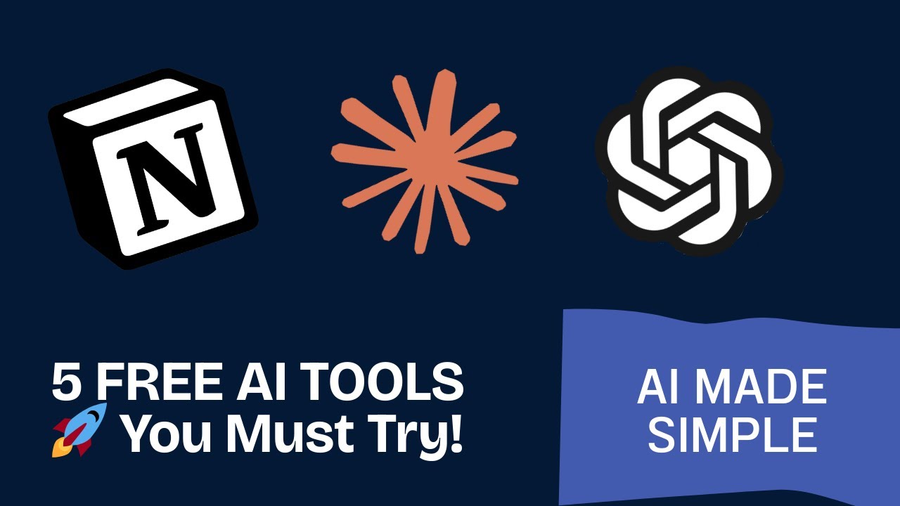 5 Free AI Tools That Will Save You 10+ Hours a Week - YouTube