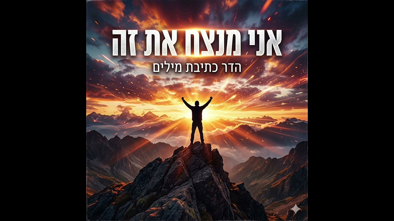 אני מנצח את זה- ( הדר כתיבת מילים)