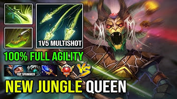 This HAPPEN When Medusa Get Free Jungle - 100% Full Agility Butterfly Deleted Meepo Dota 2