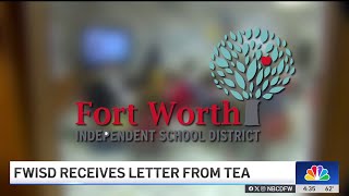 TEA letter says Fort Worth ISD is in danger of having new board of managers | NBCDFW