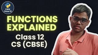 Global vs Local Scope in Python | Class 12 Computer Science (CBSE) | Functions Explained