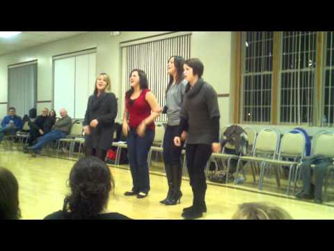 Royal Blush quartet sings "Come Fly With Me"