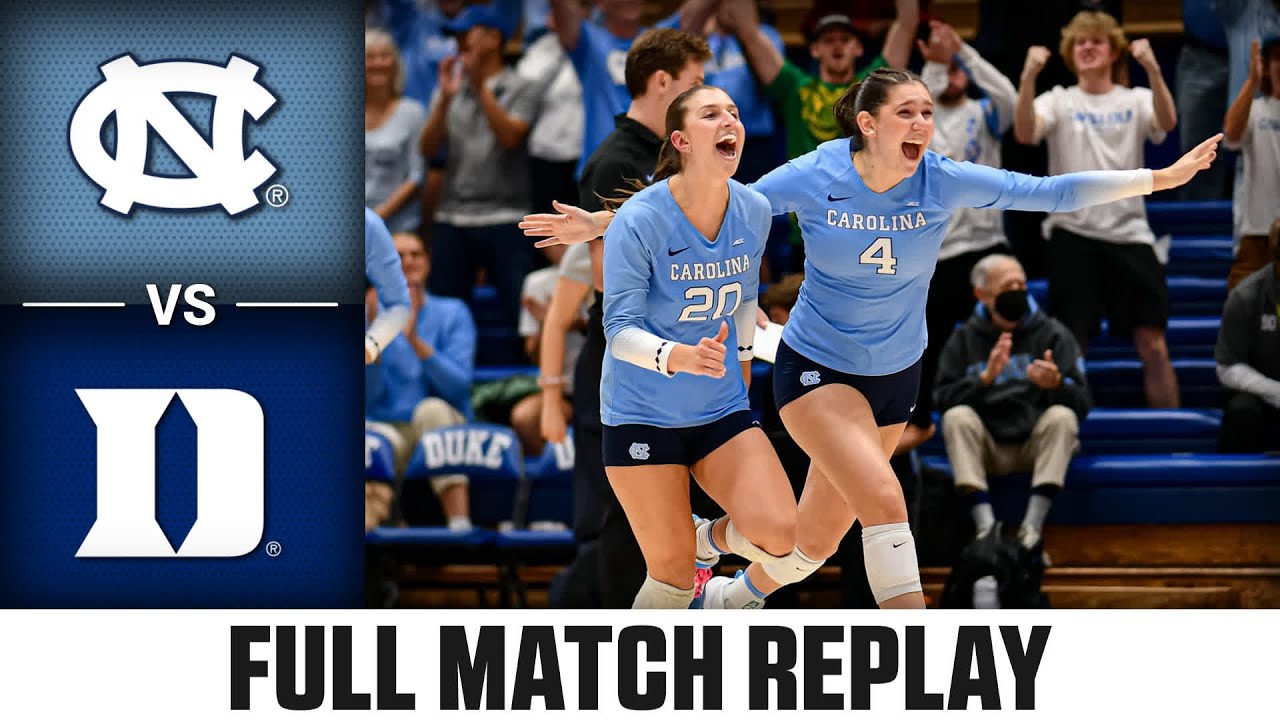 North Carolina vs. Duke Full Match Replay | 2024 ACC Volleyball