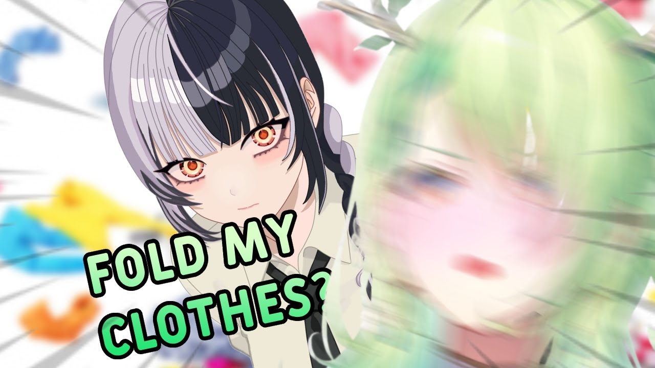 Shiori Hates Folding Clothes