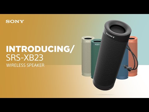 Nuovo speaker wireless SRS-XB23 di Sony