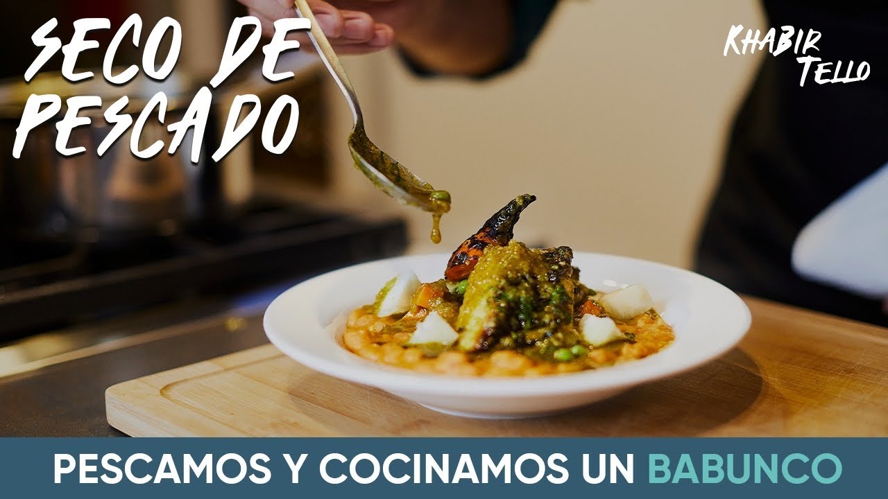 SECO DE PESCADO CON BABUNCO | PESCA SUBMARINA EN LA ISLA SAN LORENZO | KHABIR TELLO