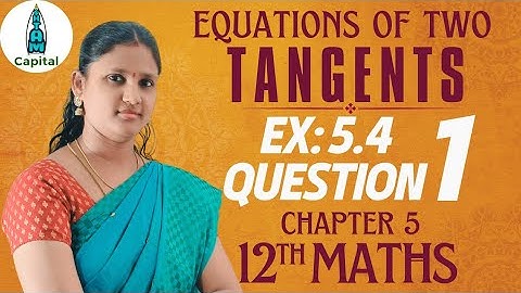 Exercise 5.4 Question 1 Class12 Maths Chapter 5 Exercise 5.4 1st Sum 2D Analytical Geometry Ex5.4 q1