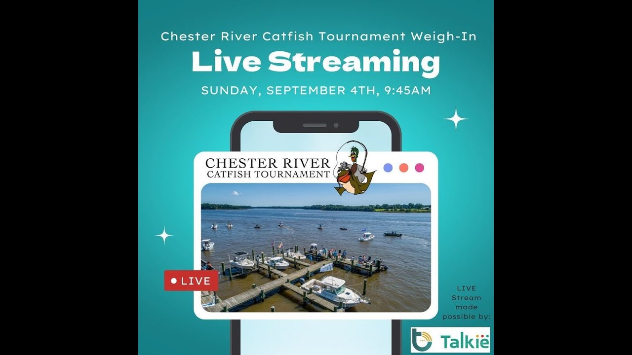 Kent County Ducks Unlimited Catfish Tournament Weighin Livestream 2022