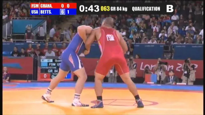 Keitani Graham (FSM) - C.E.Betts (USA),84 kg,olymp...