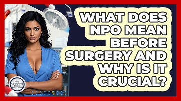 What Does NPO Mean Before Surgery And Why Is It Crucial? - The Operating Table